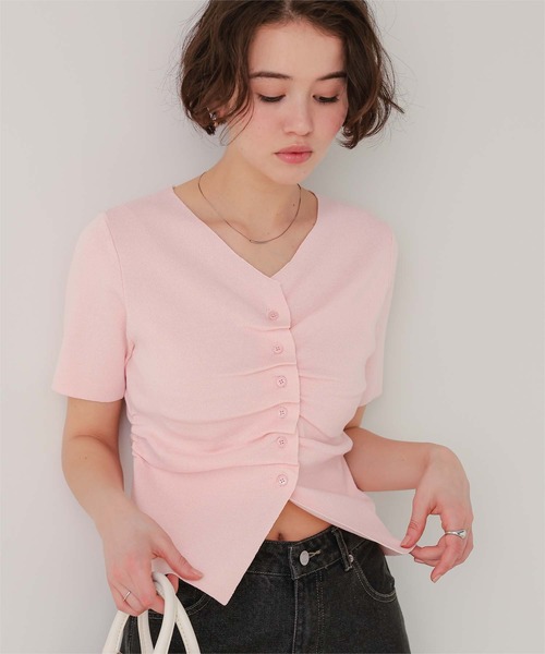 H BEAUTY&YOUTH UNITED ARROWS ニット セーター 「H」コットンナイロン