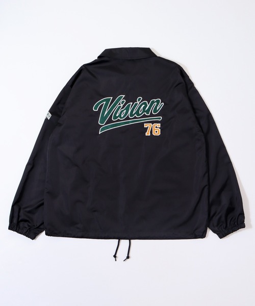 「VISION STREET WEAR」 コーチジャケット M ブラック メンズ_画像5