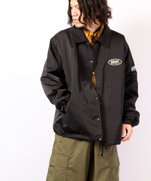 「VISION STREET WEAR」 コーチジャケット M ブラック メンズ_画像6