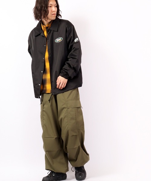 「VISION STREET WEAR」 コーチジャケット M ブラック メンズ_画像8