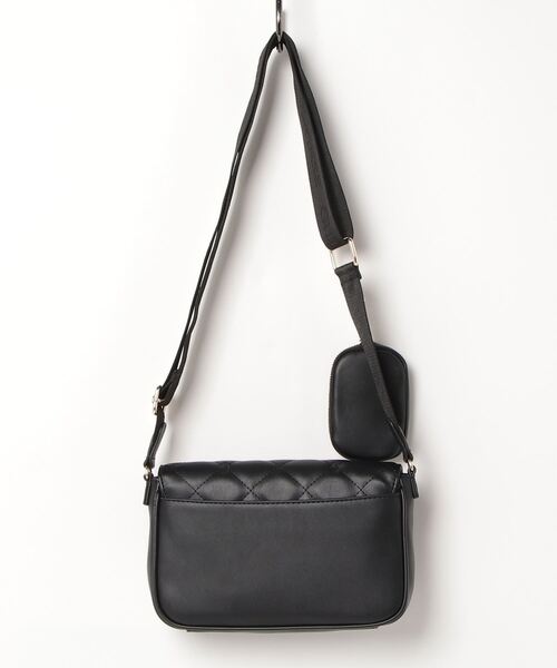 GUESSハンドバッグショルダーバッグ レディース　ブラック CILIAN Top Zip Saddle Shoulder Bag ハンドバッグ ショルダーバッグ