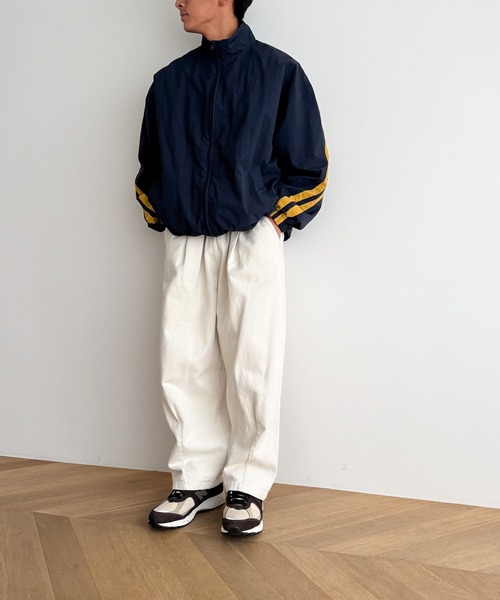 「CANAL JEAN」 ナイロンブルゾン ONE SIZE ライトグレー レディースの画像