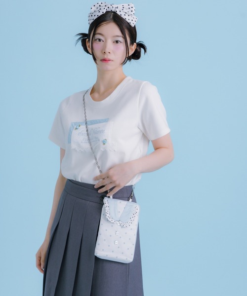 monepine ショルダーバッグ バッグ フリルカラーマルチショルダー