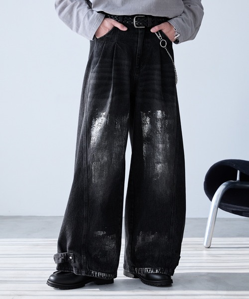 「Spielio」 デニムパンツ S ブルー メンズ_画像2