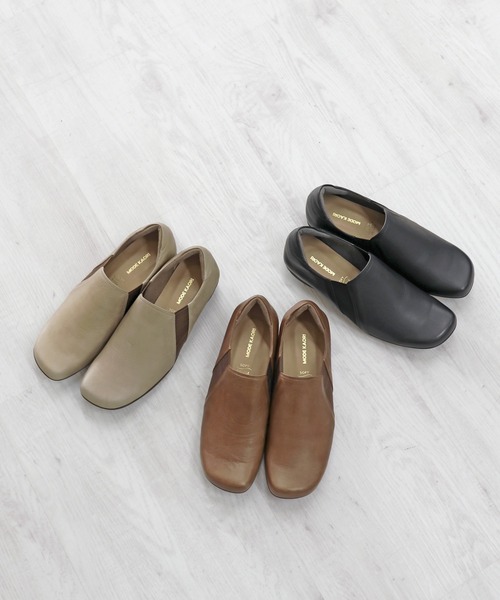 「MODE KAORI」 スリッポン 23.5cm ブラック レディース_画像7