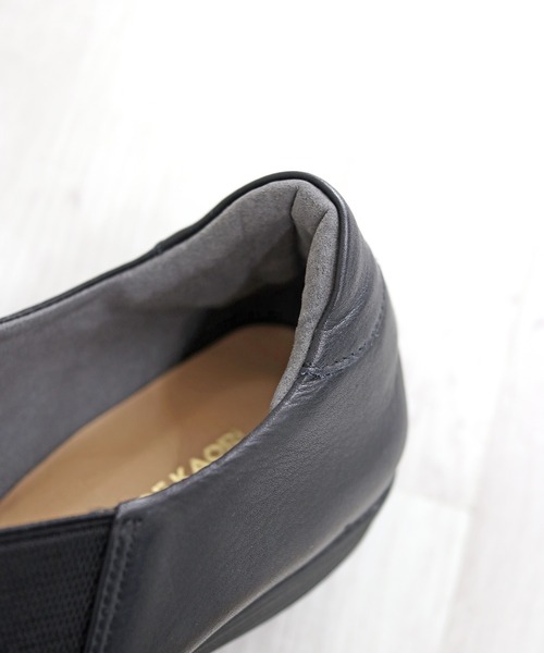 「MODE KAORI」 スリッポン 23.5cm ブラック レディース_画像8