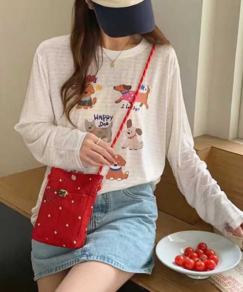 ショルダーバッグ バッグ 「 ammy. / エイミードット 」 小花柄 ミニ