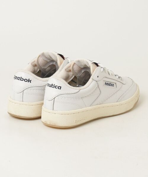 「Reebok」 ローカットスニーカー「NAUTICAコラボ」 24.0cm ホワイト レディースの画像