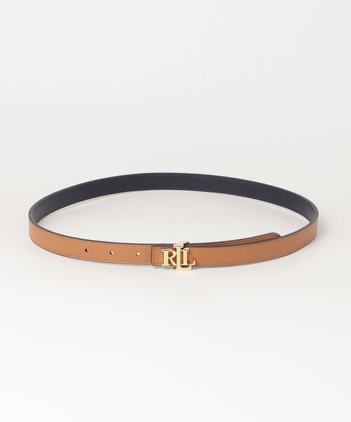 ローレン　ラルフローレン　ロゴ リバーシブル レザー スキニー ベルト LAUREN RALPH LAUREN（ローレン ラルフローレン） ベルト ロゴ