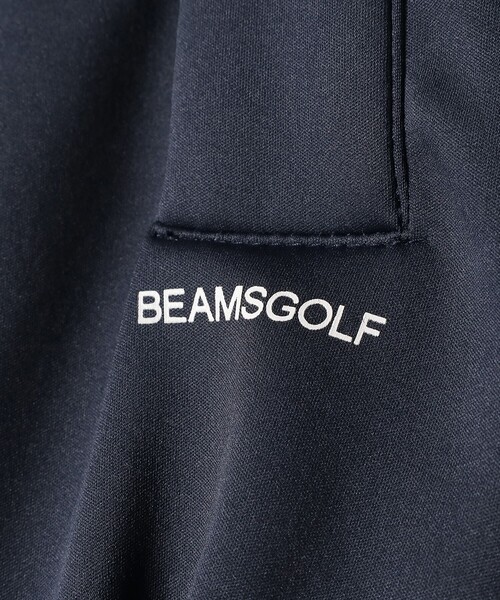 BEAMS GOLF ダブルジップメンズ ネイビー S　美品 BEAMS GOLF（ビームス ゴルフ） 長袖Tシャツ MEDIUM ネイビー メンズ