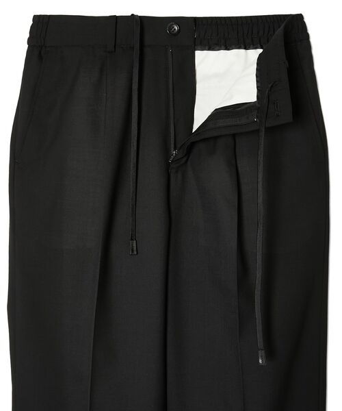 ワイドパンツ スラックス 1TUCK TROUSERS メンズ レディースの画像