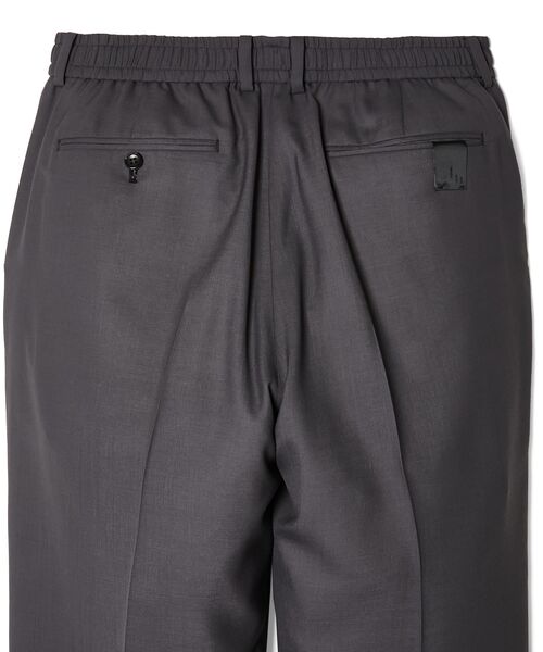 ワイドパンツ スラックス 1TUCK TROUSERS メンズ レディースの画像