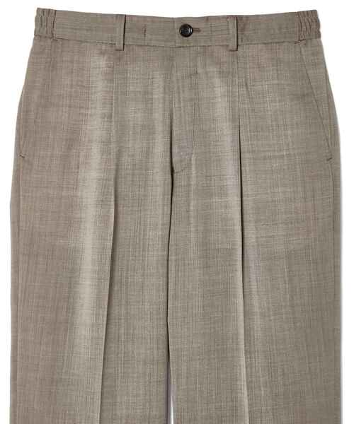 ワイドパンツ スラックス 1TUCK TROUSERS メンズ レディースの画像