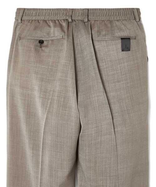 ワイドパンツ スラックス 1TUCK TROUSERS メンズ レディースの画像