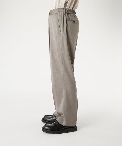 ワイドパンツ スラックス 1TUCK TROUSERS メンズ レディースの画像