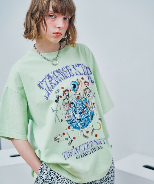 tシャツ M2685 STRANGE STAR BIG T レディースの画像