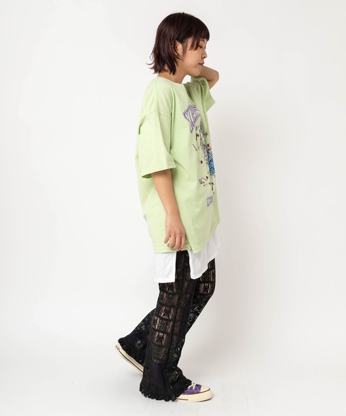 tシャツ M2685 STRANGE STAR BIG T レディースの画像