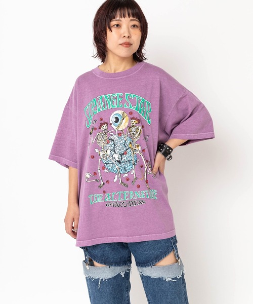 tシャツ M2685 STRANGE STAR BIG T レディースの画像
