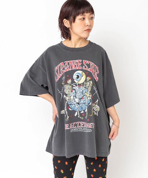tシャツ M2685 STRANGE STAR BIG T レディースの画像