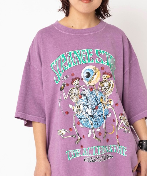 tシャツ M2685 STRANGE STAR BIG T レディースの画像