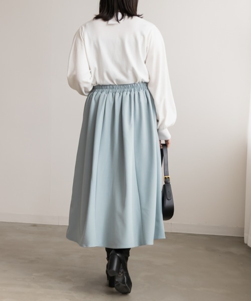 「CLETTE」 フレアスカート LL ラベンダー レディース_画像6
