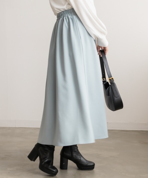 「CLETTE」 フレアスカート LL ラベンダー レディース_画像7