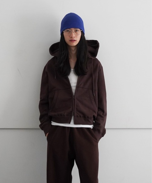 「KAIKO」 ジップアップパーカー 3 ブルー メンズの画像