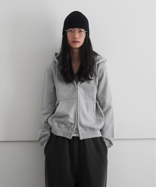 「KAIKO」 ジップアップパーカー 3 ブルー メンズの画像