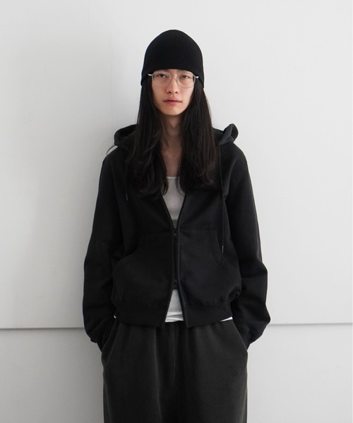 「KAIKO」 ジップアップパーカー 3 ブルー メンズの画像