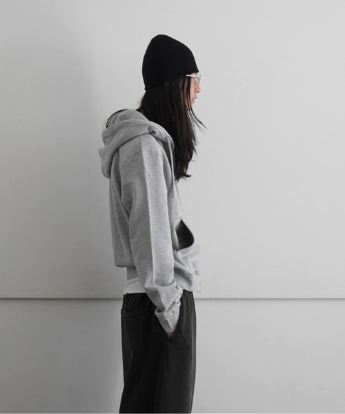「KAIKO」 ジップアップパーカー 3 ブルー メンズの画像