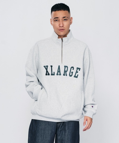 「XLARGE」 スウェットカットソー LARGE アッシュ メンズの画像