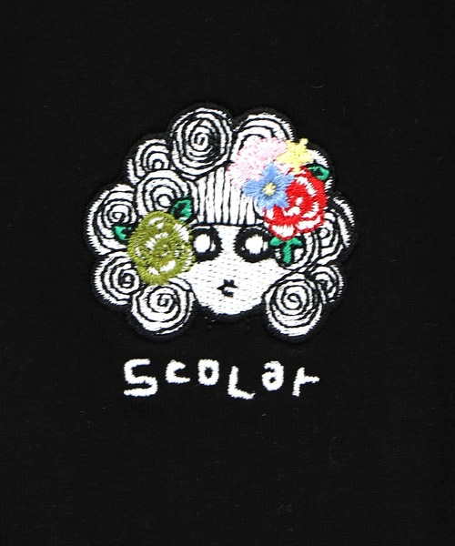 ScoLar（スカラー） tシャツ 161652：スカラーちゃんポーチ付き3柄展開