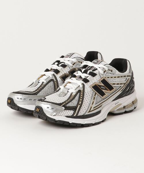 「New Balance」 ローカットスニーカー 22.0cm シルバー メンズの画像