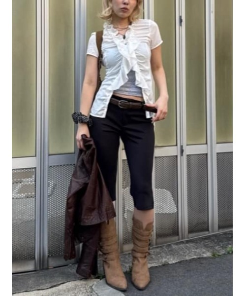 LAGUA GEM（ラグアジェム） パンツ BASIC CAPRI パンツ レディース