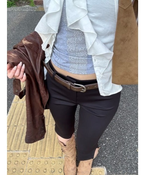 LAGUA GEM（ラグアジェム） パンツ BASIC CAPRI パンツ レディース