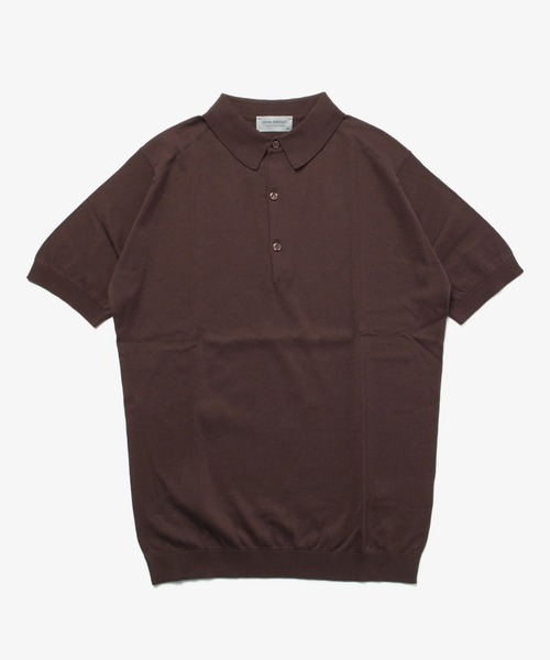 ポロシャツ JOHN SMEDLEY / ADRIAN 30G コットンニット 半袖 ポロシャツ（STANDARD FIT） メンズ レディースの画像