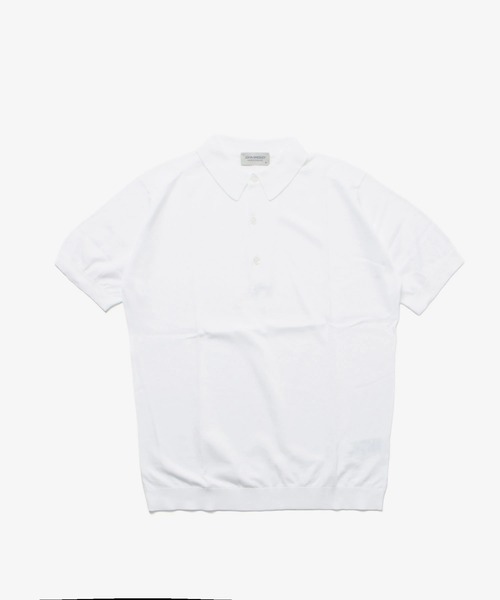 ポロシャツ JOHN SMEDLEY / ADRIAN 30G コットンニット 半袖 ポロシャツ（STANDARD FIT） メンズ レディースの画像