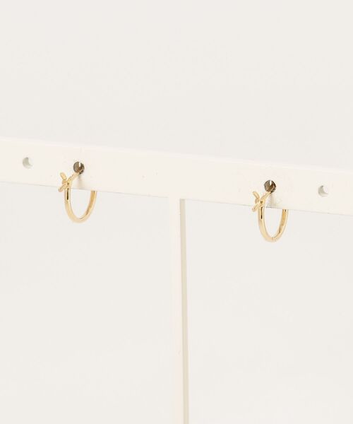 LOEWE パール調 ピアス ラインストーン ゴールドカラー 両耳用 Jewel closet by L&Co. ピアス（両耳用） FREE ゴールド レディース
