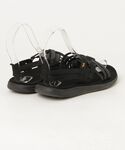 「Teva」 フラットサンダル 24cm ブラ...の詳細画像1
