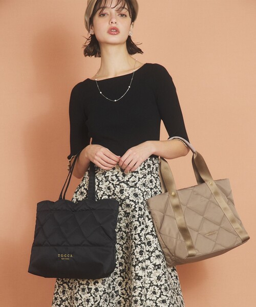 ☆美品☆TOCCA ブラック トートバッグ TOCCA（トッカ） トートバッグ F ブラック レディース : ZOZOTOWN