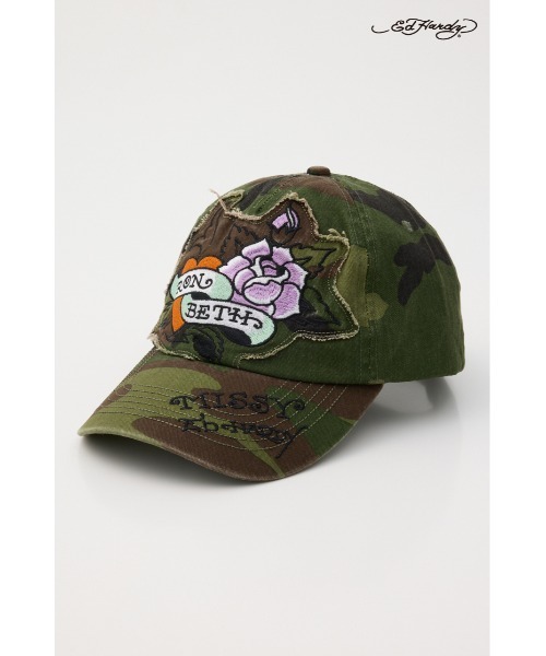 こ*ね様 Don Ed Hardy カラフルキャップ2個セット RODEO CROWNS WIDE BOWL（ロデオクラウンズワイドボウル） キャップ