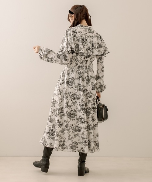 「OLIVE des OLIVE」 長袖ワンピース FREE ブラック レディース_画像5