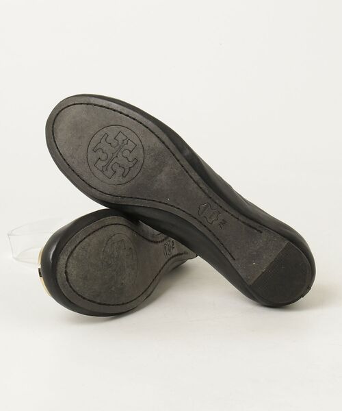 TORY BURCH（トリーバーチ） バレエシューズ 7M ブラック レディース