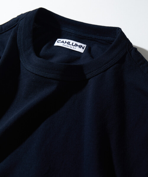 「CAHLUMN」 長袖Tシャツ MEDIUM ホワイト メンズ_画像7