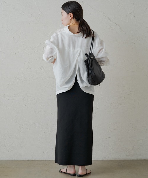 「LOUNGEDRESS」 長袖シャツ FREE ベージュ レディース_画像7