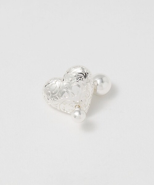 ピアス 「Soierie」Heart barbell ピアス レディースの画像