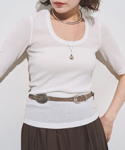 Whim Gazette（ウィム ガゼット） tシャツ 半袖 「myporter」ラウンド