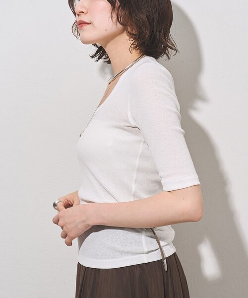 Whim Gazette（ウィム ガゼット） tシャツ 半袖 「myporter」ラウンド