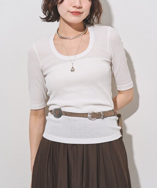 Whim Gazette（ウィム ガゼット） tシャツ 半袖 「myporter」ラウンド