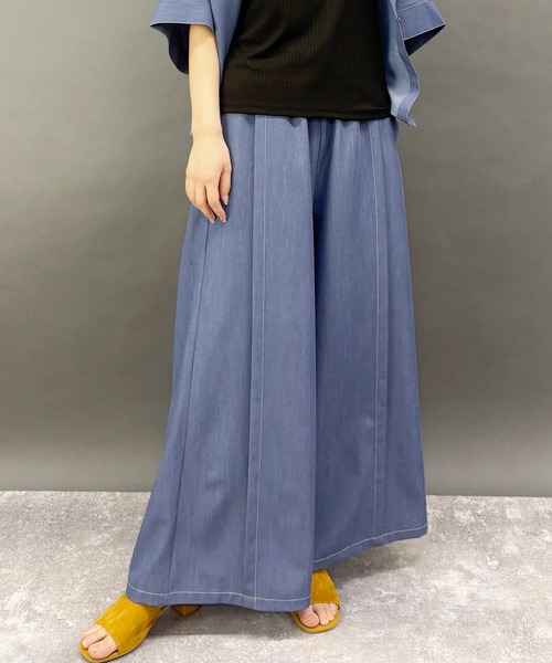 NICOLE white（ニコルホワイト） ワイドパンツ パンツ 「セットアップ